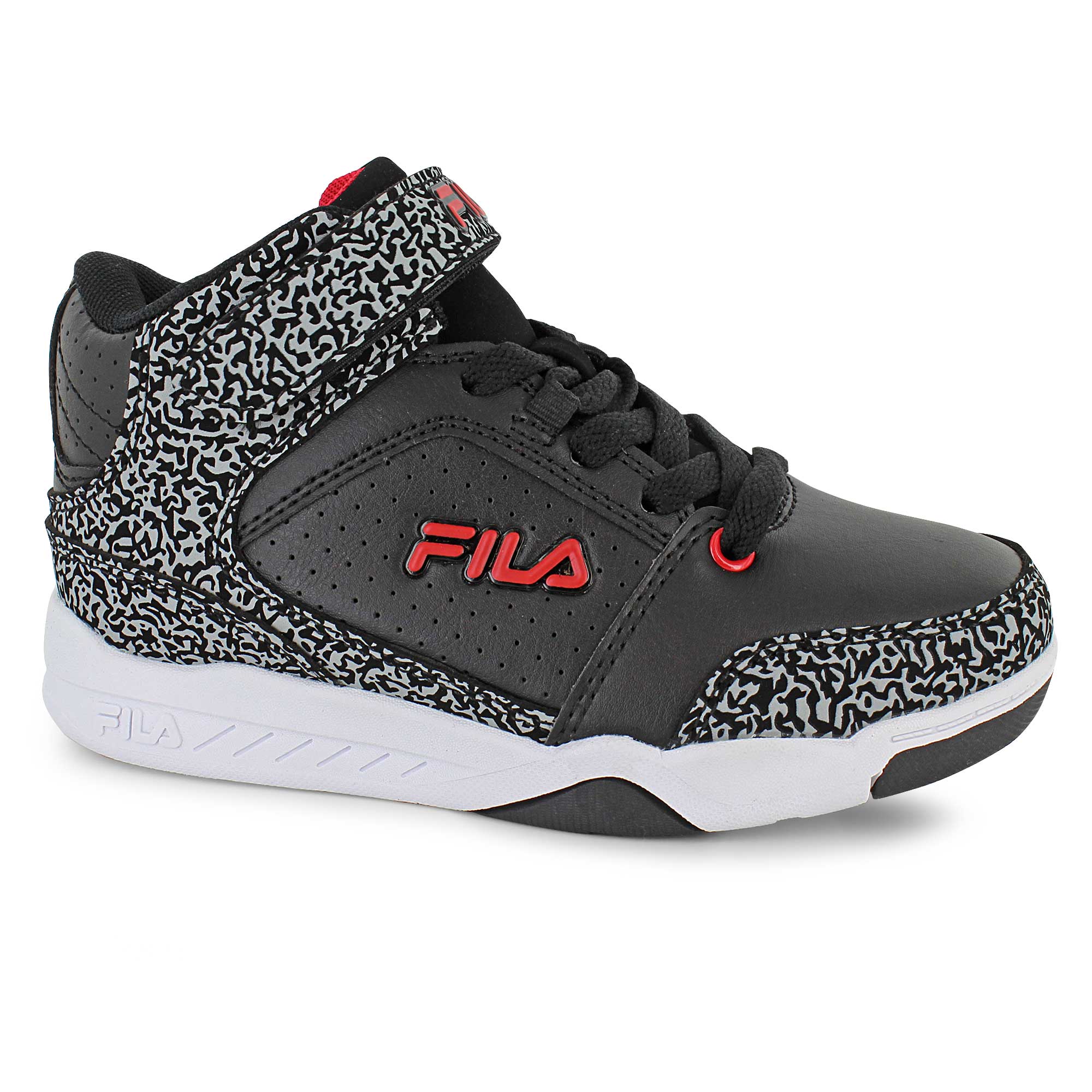 Fila shooter sale black basketball shoes