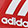 Slides adidas Adilette Shower, Red/White, swatch