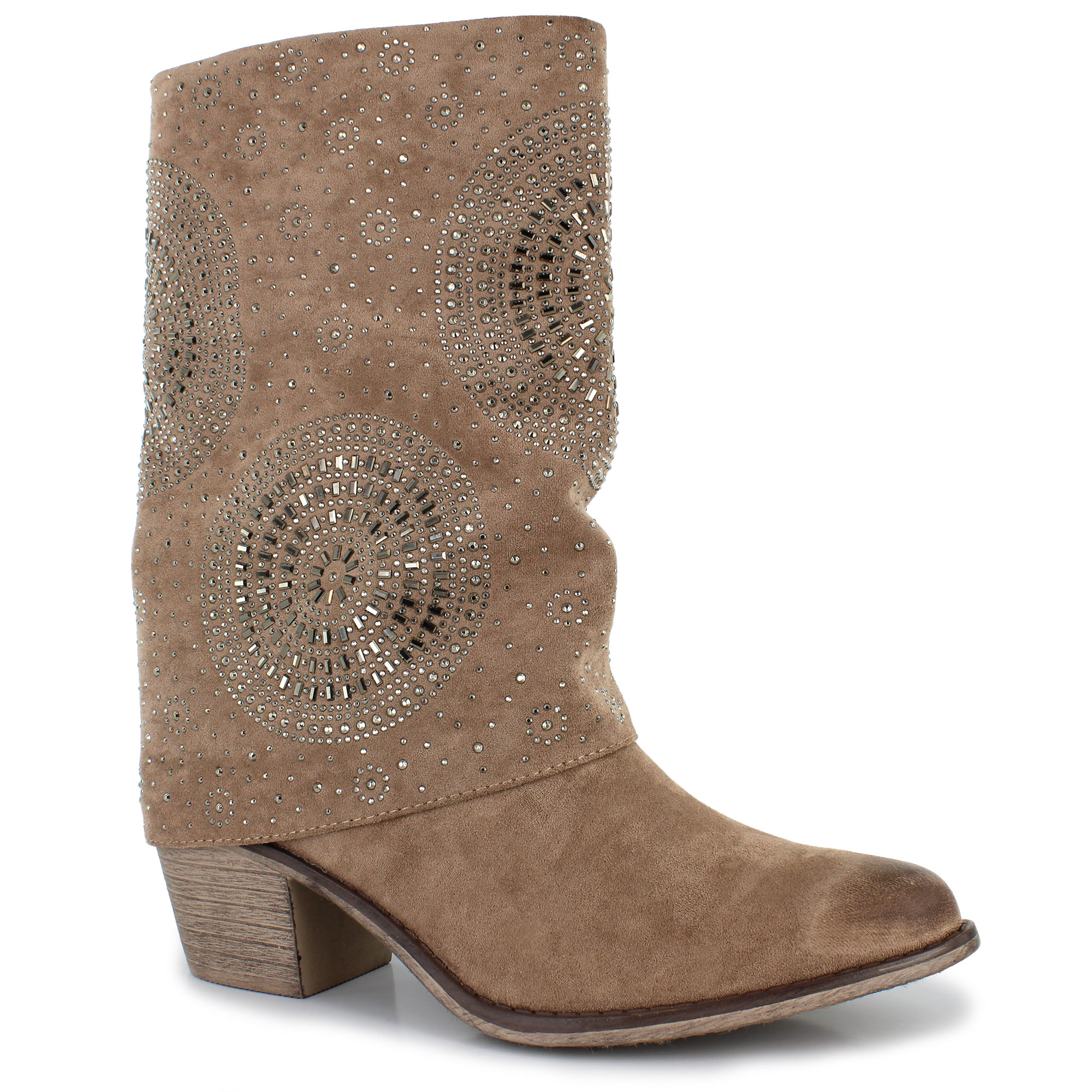 Whitney-4 Tall Boot in Taupe by Pierre Dumas main image 1