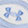  Under Armour Tech Runner, White/Blue, swatch