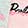 Socks Women's Barbie Mid-Crew 2-Pair Pack, Pink/Gray, swatch
